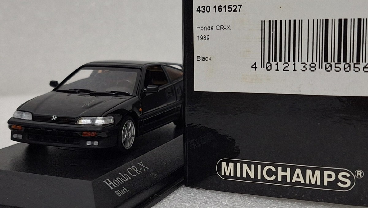 超特価SALE開催! Honda CR-X EXTREMELY 430161527 Minichamps 1:43 Black 1989 乗用車