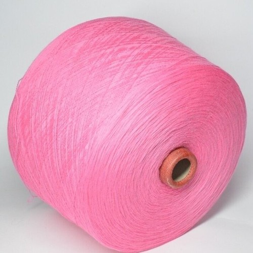 Italian 100% merino wool pink color yarns, 0.88 lb /400 grams cone ZEGNA BARUFFA - Picture 2 of 2