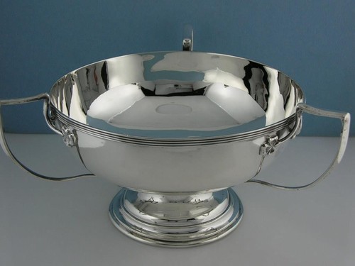 English Sterling Silver Loving / Trophy Cup James Dixon & Son Sheffield c1908