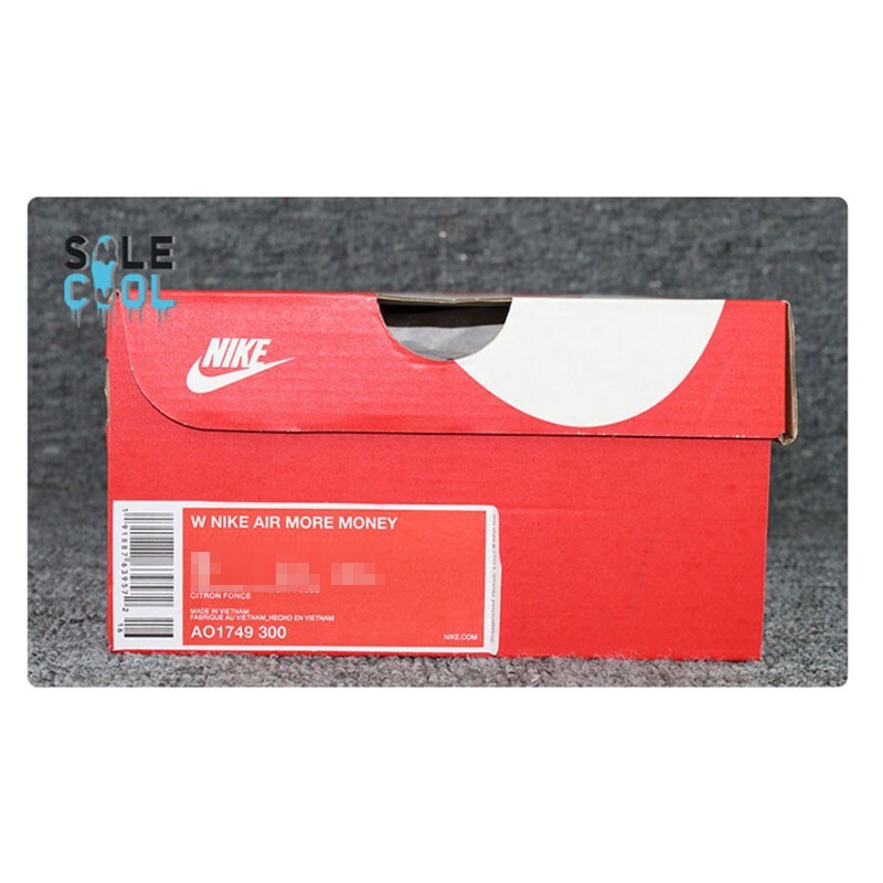エル Nike Air More Money Meant to Fly Women's Dark Citron Shoes