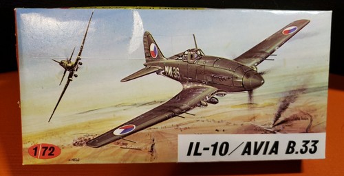 Plastikovy Model IL-10/Avia B.33 Airplane Model Kit 1/72 Czechoslovakia NISB - Picture 1 of 2