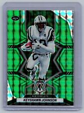 2022 Panini Mosaic #155 Keyshawn Johnson Jets Prizm  Mosaic Green