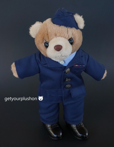 BEAR FORCES OF AMERICA AIR FORCE WEIBLICHE FRAU DAME OFFIZIERSBÄR - Bild 1 von 2