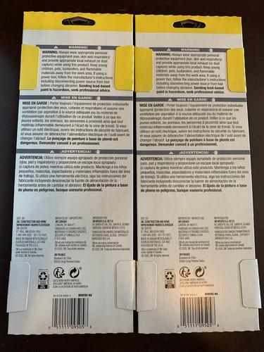 DRYWALL SANDING SHEETS Medium x5 3M Lot x2pks NEW! 9092DC-NA 4 3/16" x 11 1/4" - Picture 2 of 2