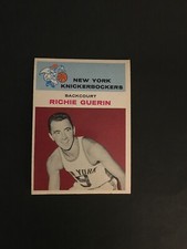 1961/62 FLEER BASKETBALL SUPER HIGH GRADE SET BREAK #17 RICHIE GUERIN (R) MINT