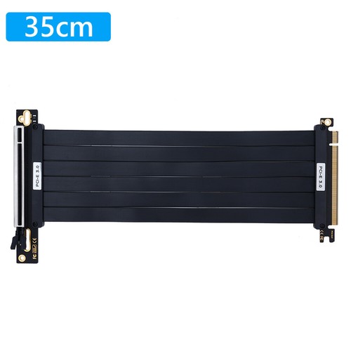 PCIE 3.0 Extension Cable EMI Shielded Extension Port 90 Degree Adapter - Photo 22/24