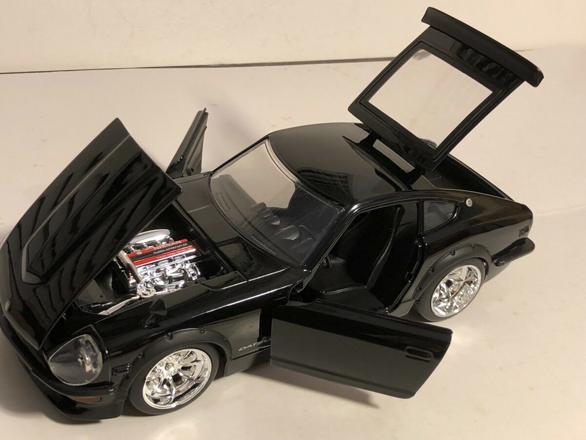 素晴らしい外見 240Z DATSUN 1972 BTK KUSTOMS BIGTIME JADA BLACK DIECAST 1:24 ミニカー