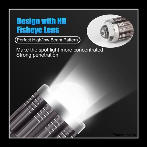 Lighting LED 10000Lm H4 Globe 6000 K Auto Moto Quad Automobile New