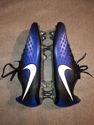 Nike Magista Opus II SG Pro Soccer Cleats Black Blue 844597