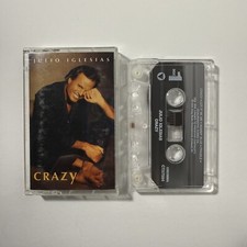 Julio Iglesias-Crazy Cassette Tape 1994 Latin Pop CT 57584 Columbia Records