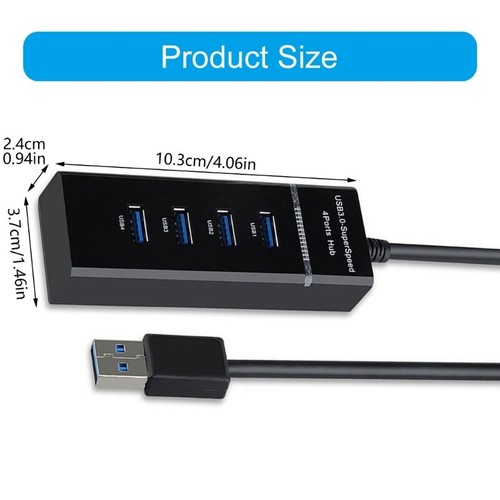 USB Hub USB2.0 Splitter Featuring USB3.0 Port Expander For Office And Home Use - Zdjęcie 8 z 11