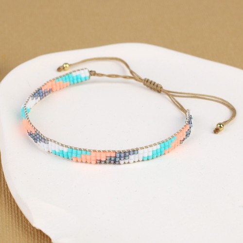 KELITCH Colorful BOHO Friendship Bracelets Miyuki Beaded Strand Bracelets - Bild 10 von 19