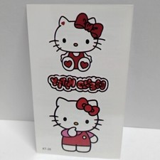 Hello Kitty Temporary Tattoos for Kids - Waterproof, Easy to Apply,