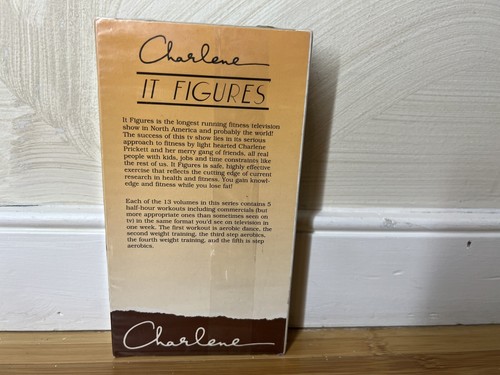 Charlene Prickett It Flgures VHS Series #17 Tape #7 Fitness|Factory sealed - Picture 2 of 6