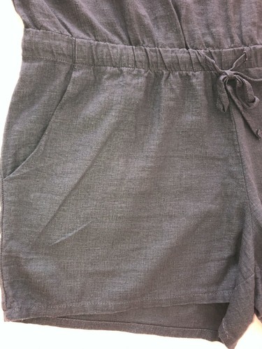 Damen Leinen - Jumpsuit Kurzoverall dunkelgrün Gr. 42 - NEU - ESMARA + Geschenke - Bild 10 von 12