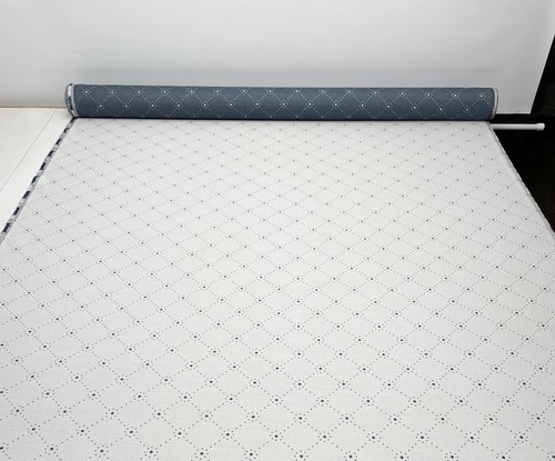 BALLARD DESIGNS DOTTIE NAVY BLUE LATTICE SUNBRELLA OUTDOOR FABRIC BY YARD 54"W - Picture 3 of 6
