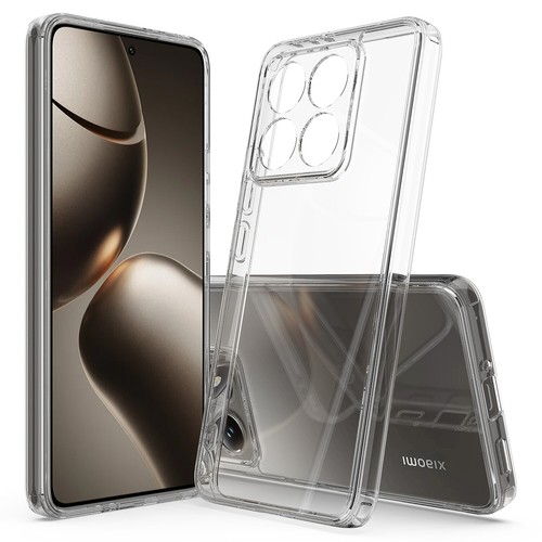 HAOYE Cover Per Xiaomi 14T Pro 5G – Custodia TPU A Gradiente Oro Nero – Morbida Antiurto Con Angoli Rinforzati