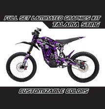 Talaria Sting Violet Black Stickerbomb Decals Stickers Skin Wrap Graphics Kit Talaria Sting Violet Black Stickerbomb Decals Stickers Skin Wrap Graphics Kit
