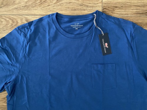 NEU MIT ETIKETT Herren T-Shirt Vineyard Vines Blau 3XL Langarm Farbe Shirt - Bild 2 von 6