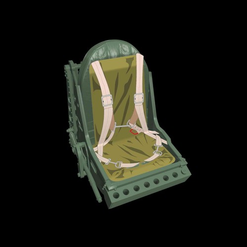 Calcomanías 3D de paracaídas de tripulación de la RAF y la USAF 1:48 MDP48032 para modelo de kit de aeronave - Imagen 6 de 8