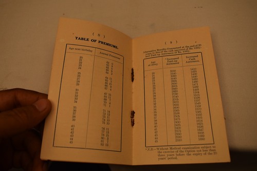 Antique The Himalaya Assurance Company Limited Scheme Prospectus Booklet Genuine - Picture 7 of 10