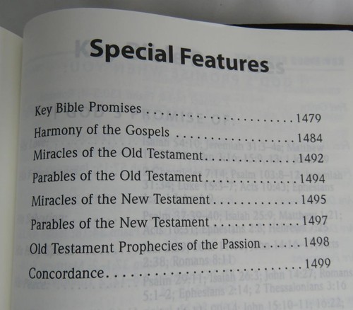 HOLY BIBLE King James Version Reference Edition Hendrickson Bibles Soft Cover - Picture 12 of 12