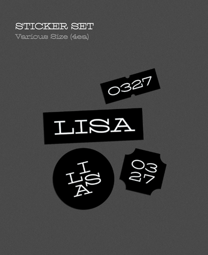 LIBRO DE FOTOS LISA BLACKPINK 0327 VOL. 03 240p P.Book+P.Card+4Cut Photo+4ea Sticker - Imagen 6 de 6