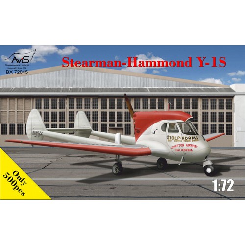 Stearman-Hammond Y-1S - Plastic Model Kit Aircraft Scale 1:72 Avis 72045  - Picture 1 of 10