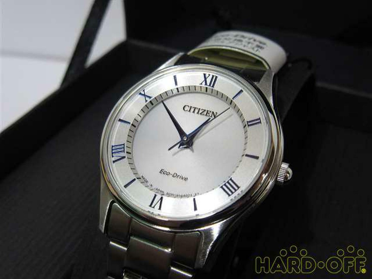 Citizen E031 S103746 Stainless Steel Box Eco Drive Solar Mens