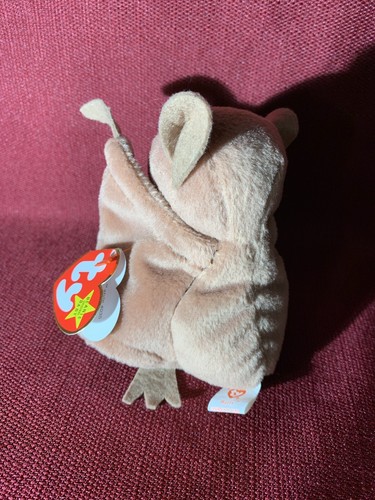 TY BEANIE BABY Batty The Brown Bat 4ta Generación Pellets de PVC Etiqueta Errores (1996) - Imagen 2 de 8