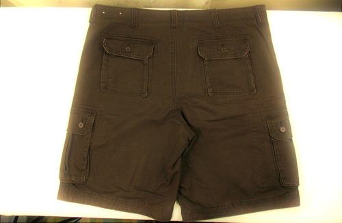 555 Turnpike Authentic Jean Co Cargo Shorts Men's 46- 3XL BROWN Big & Tall - Picture 8 of 9