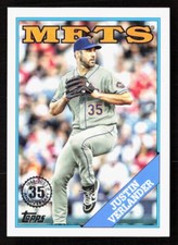 2023 Topps Series 2 Justin Verlander 1988 35th Anniversary   #2T88-1 Mets A