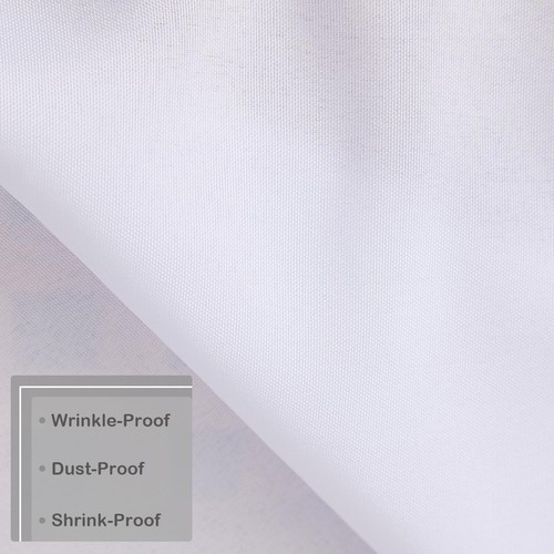 Small Square Solid White Tablecloth 36 x 36 Inch Washable Fabric Table Cloth ... - Picture 5 of 7