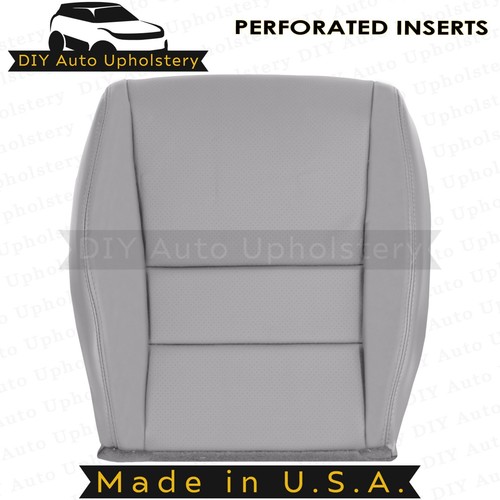 2004-2008 Fits Acura TSX Driver Bottom Leather Seat Cover Quartz Gray - Bild 1 von 6