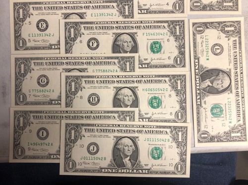 2003 $1.00 DISTRICT SET 12 Notes ALL END IN 42 - Picture 4 of 7