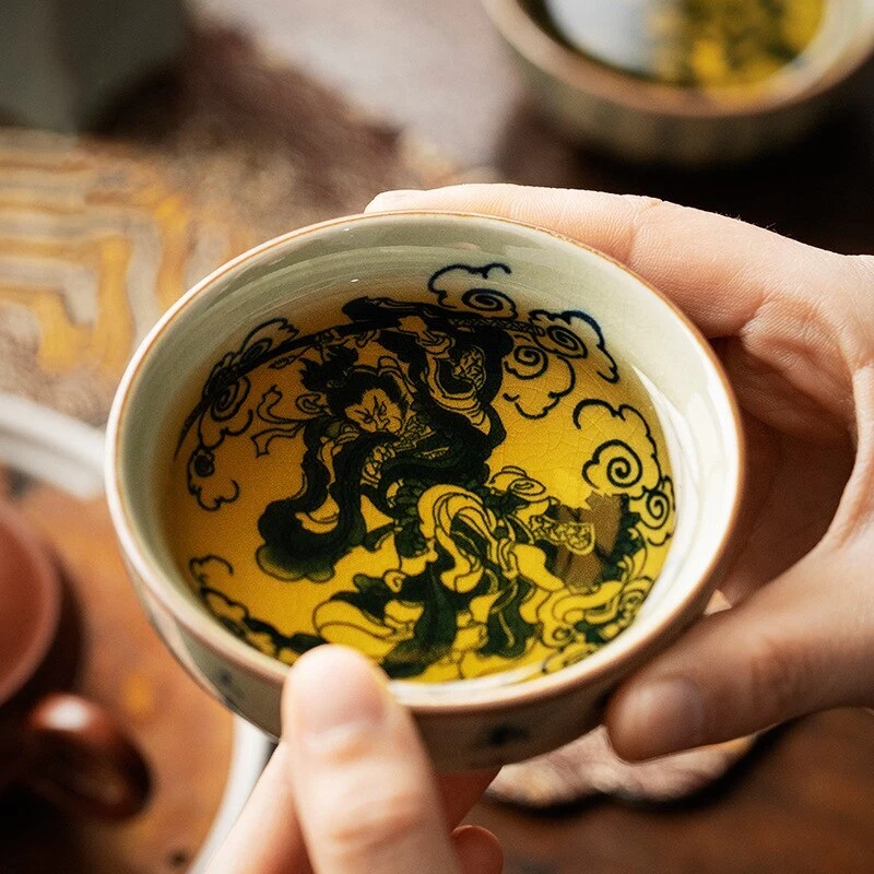 26.3.2-1 中国　色絵茶碗　茶杯 古董中国茶杯| eBay