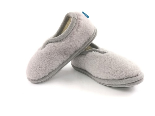 Woollen Slippers shoes boots Sheep Lux Merino Wool Natural closed heel - Picture 11 of 11