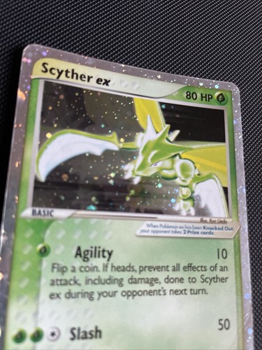 Pokémon TCG Scyther ex EX Ruby & Sapphire 102/109 Holo Ultra Rare - MP - Picture 10 of 15