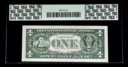 2003 $1 Dollar FRN New York Radar Rotator Fancy Serial # B81000018D PCGS 66 PPQ - Picture 2 of 3