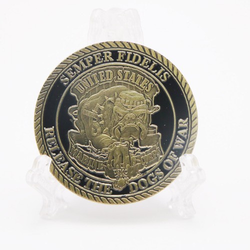Commemorative Challenge Coin USA Collectible Marine Corps Semper Fidelis Craft - Picture 3 of 9
