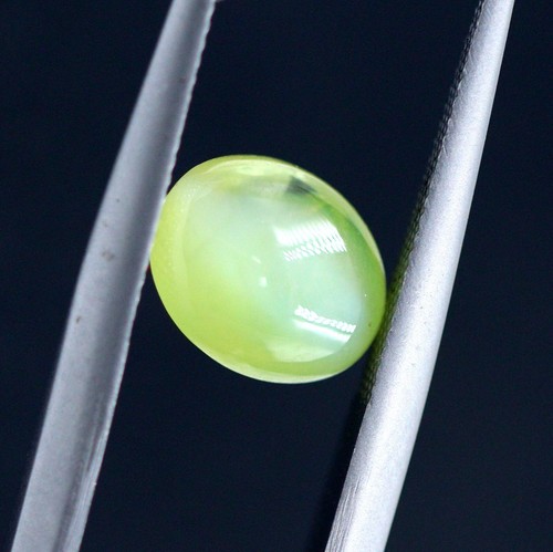 2.07 Ct Natural Chrysoberyl Cats eye 14K Yellow Gold Matte Finish Oval Pendant - Picture 10 of 20