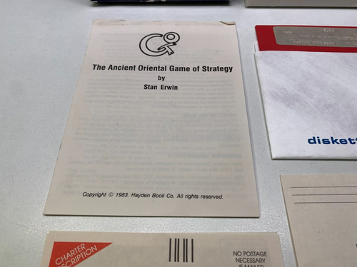 GO FOUR THOUSAND YEARS CHALLENGE COMMODORE 64 C64 - GIOCO USATO 1983 HAYDEN SOFT - Picture 9 of 12