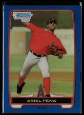 2012 Bowman #BCP47 Ariel Pena Chrome Prospects Blue Refractors #/250