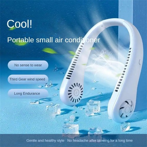 Neck Fan USB Portable Neck Fan Rechargeable Portable Cooler Neckband Bladeless.. - Picture 55 of 71