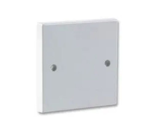 1 Gang Einzelblind Wandplatte Lichtstecker Schalter Leer weiß Abdeckung - Bild 5 von 6