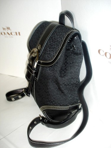 Coach Quality Designer Classic Logo Jacquard backpack 9764 - Picture 6 of 9