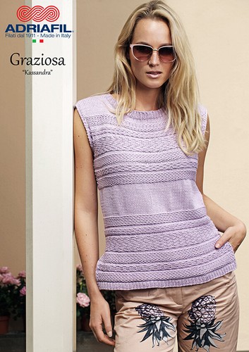 GRAZIOSA ADRIAFIL 50% Baumwolle 50% Viskose Sommergarn Vegan Wolle Strickgarn - Bild 3 von 14