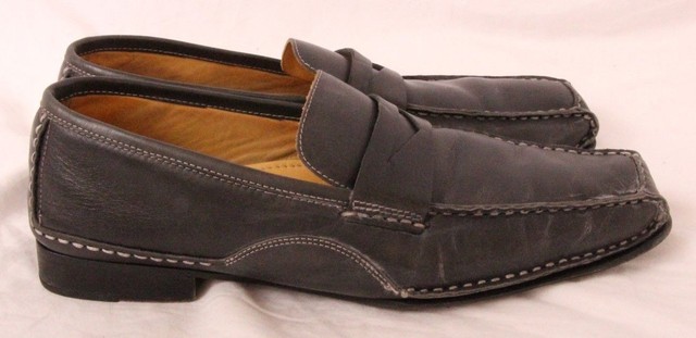 US Brass Comet//Custer//Stud M//B612A Mens Boys Black Smart Slip On Loafer Shoes