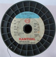 0.65mm 22AWG, 4Ω/m 1.22Ω/ft, Genuine Kanthal D Resistance Wire