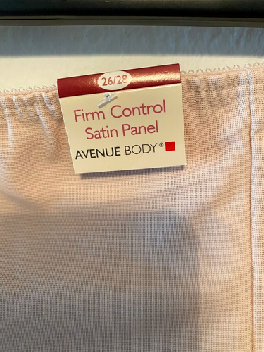 **NEW** Avenue Body Women’s Firm Control High Waist Satin Brief Size 26/28 - Picture 3 of 6